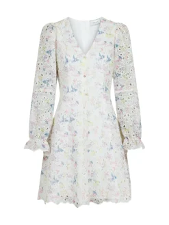 NEO NOIR DRESS EMBROIDERY CREME