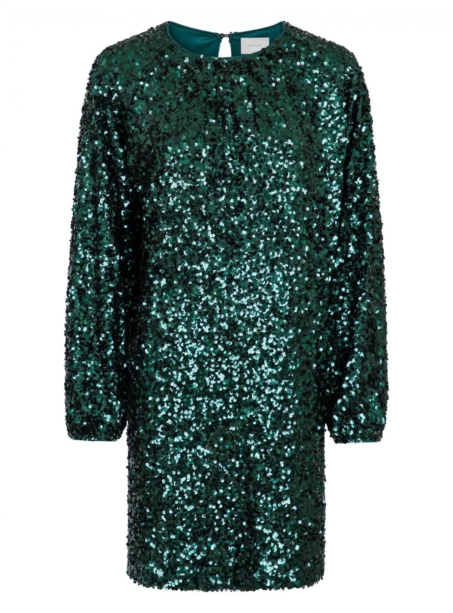 NEO NOIR DRESS EZRA FALL SEQUINS DARK GREEN