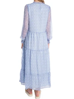 NEO NOIR DRESS KOBIA BIG TILE LIGHT BLUE