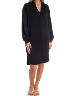 NEO NOIR DRESS LEXIA CREPE BLACK