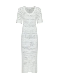 NEO NOIR DRESS MEIKO KNIT OFF WHITE