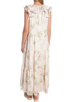 NEO NOIR DRESS MESSINA FLOWER FIELD OFF WHITE