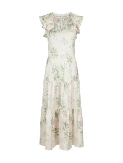 NEO NOIR DRESS MESSINA FLOWER FIELD OFF WHITE