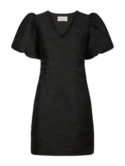 NEO NOIR DRESS SIKA BROCADE BLACK
