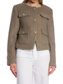 NEO NOIR JACKET HOLLY STRUCTURE WARM GREY