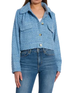 NEO NOIR JACKET SHERRY BOUCLE LIGHT BLUE