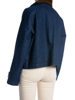 NEO NOIR JACKET VISTA DENIM CORD BLUE