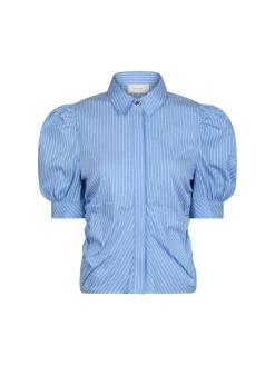 NEO NOIR SHIRT FRANNIE STRIPE LIGHT BLUE
