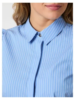 NEO NOIR SHIRT FRANNIE STRIPE LIGHT BLUE