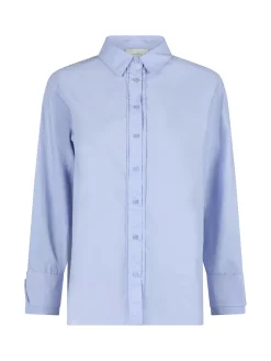 NEO NOIR SHIRT HEATHER POPLIN LIGHT BLUE