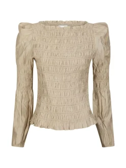 NEO NOIR SHIRT POLKA SMOCK SAND