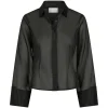 NEO NOIR SHIRT ROSA ORGANZA BLACK