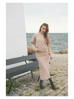 NEO NOIR SKIRT ASHANTI KNIT SAND MELANGE