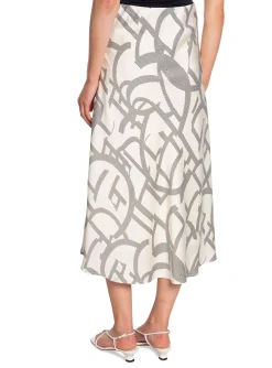NEO NOIR SKIRT BOVARY LINE SHAPES OFF WHITE