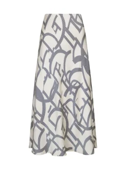 NEO NOIR SKIRT BOVARY LINE SHAPES OFF WHITE