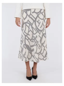 NEO NOIR SKIRT BOVARY LINE SHAPES OFF WHITE