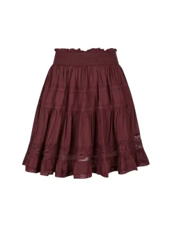 NEO NOIR SKIRT CALLIA BURGUNDY