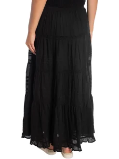 NEO NOIR SKIRT FELICIA S VOILE BLACK
