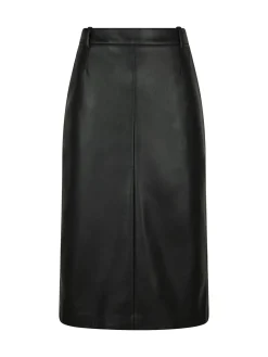NEO NOIR SKIRT NETTIE FAUX LEATHER BLACK