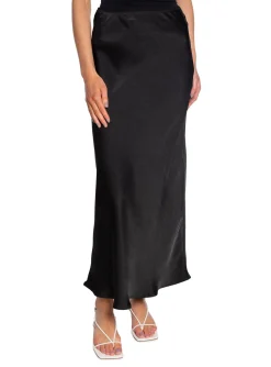 NEO NOIR SKIRT VICKY HEAVY SATEEN BLACK