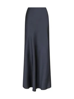 NEO NOIR SKIRT VICKY HEAVY SATEEN STEEL GREY