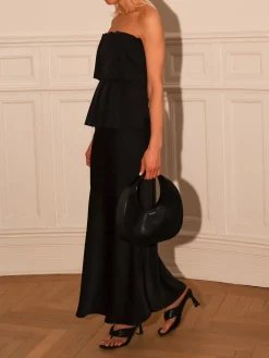 NEO NOIR SKIRT VICKY HEAVY SATEEN BLACK