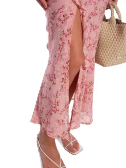 NEO NOIR SKIRT VINZA DOT PRINT ROSE