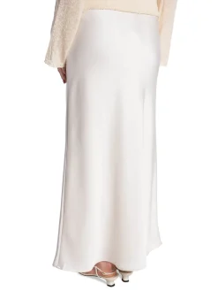 NEO NOIR SKIRT VISO HEAVY SATEEN PEARL