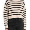 NEO NOIR SWEATER REBEKKA STRIPE SAND