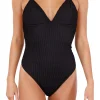 NEO NOIR SWIMSUIT SKIN SAND CREPE BLACK