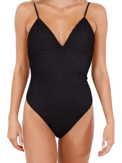 NEO NOIR SWIMSUIT SKIN SAND CREPE BLACK