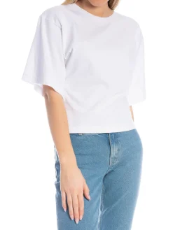 NEO NOIR TOP ASHA BOXY TEE WHITE