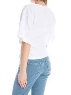 NEO NOIR TOP ASHA BOXY TEE WHITE