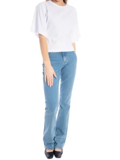 NEO NOIR TOP ASHA BOXY TEE WHITE