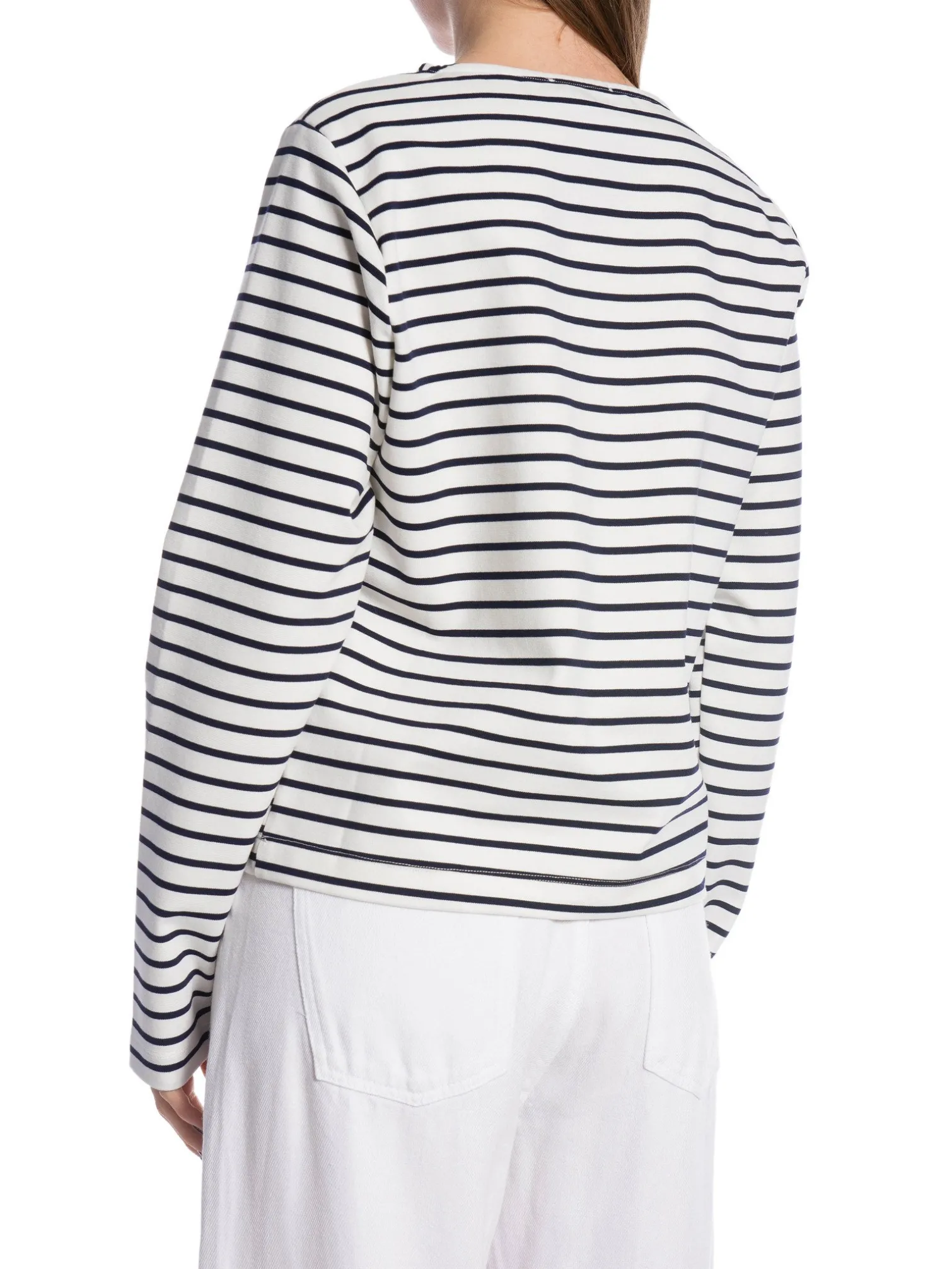 NEO NOIR TOP CLAUDIO STRIPE NAVY