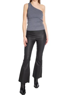 NEO NOIR TOP CLEMENTINE GLITTER KNIT STEEL GREY