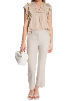 NEO NOIR TOP JAYLA S VOILE SAND