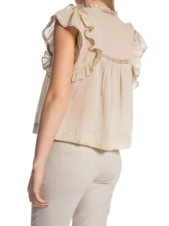 NEO NOIR TOP JAYLA S VOILE SAND