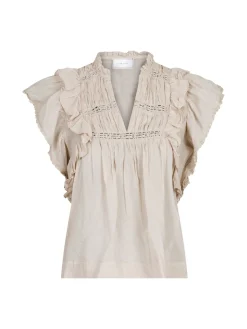 NEO NOIR TOP JAYLA S VOILE SAND