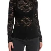 NEO NOIR TOP LIZA LACEFL BLACK