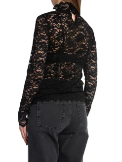 NEO NOIR TOP LIZA LACEFL BLACK