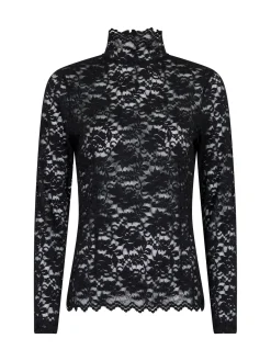 NEO NOIR TOP LIZA LACEFL BLACK