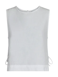 NEO NOIR TOP SVETLANA LINEN WHITE
