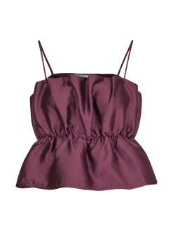 NEO NOIR TOP TIPTON DULL BURGUNDY