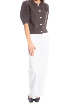 NEO NOIR TOP TRUDY KNIT  BROWN MELANGE