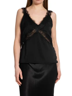 NEO NOIR TOP VIXEN LACE BLACK