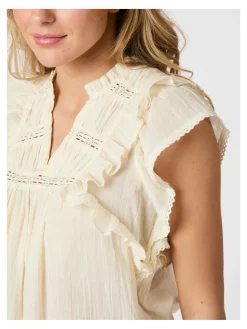 NEO NOIR TOPP JAYLA S VOILE LIGHT YELLOW