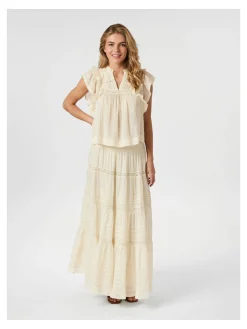 NEO NOIR TOPP JAYLA S VOILE LIGHT YELLOW