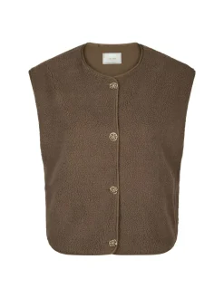 NEO NOIR VEST MARIKO TEDDY TAUPE