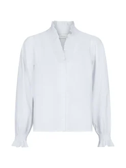 NEO NOIR BLOUSE BRIELLE SOLID WHITE